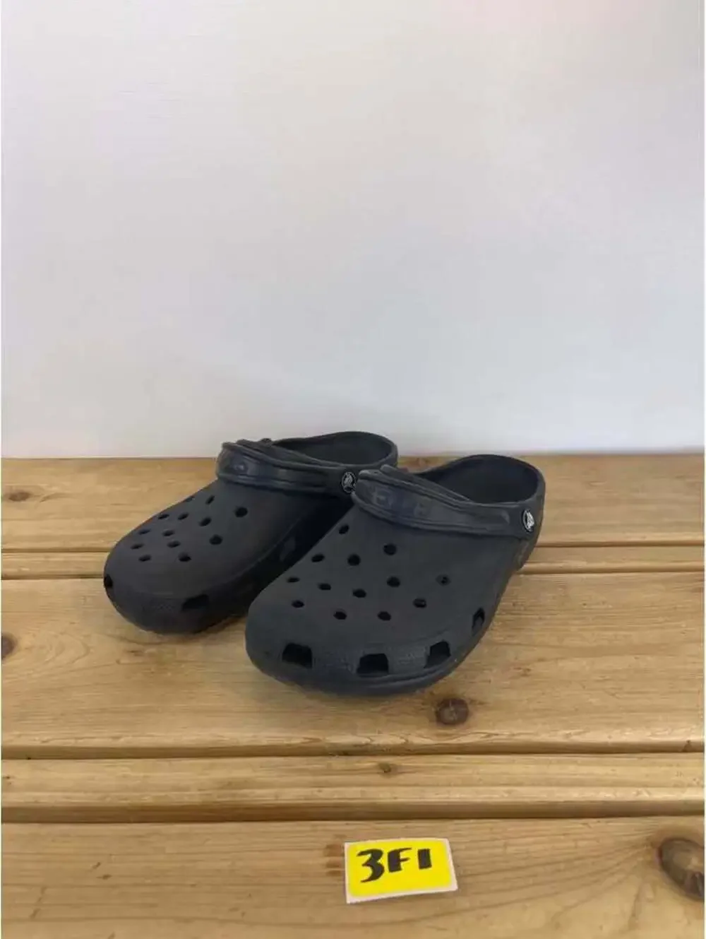 Black Crocs Classic Clogs Size M7 W9